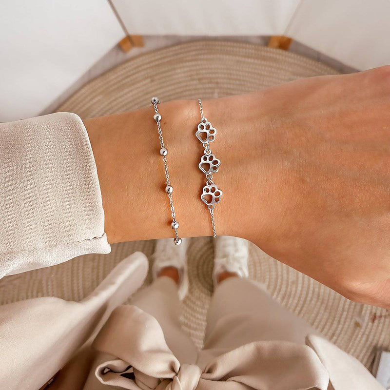 "Trio Pet Prints" Bracelet - Milas Jewels Shop