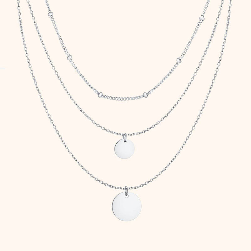 "Trple Chains" Necklace - Milas Jewels Shop