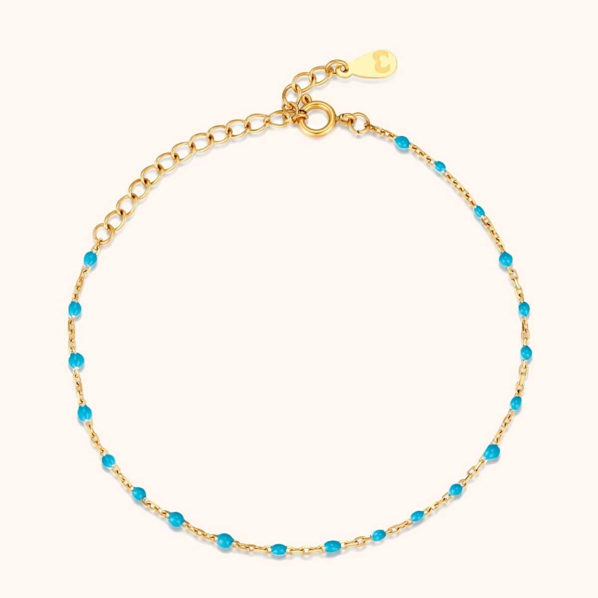 "Ultramarine Blue" Anklet - Milas Jewels Shop