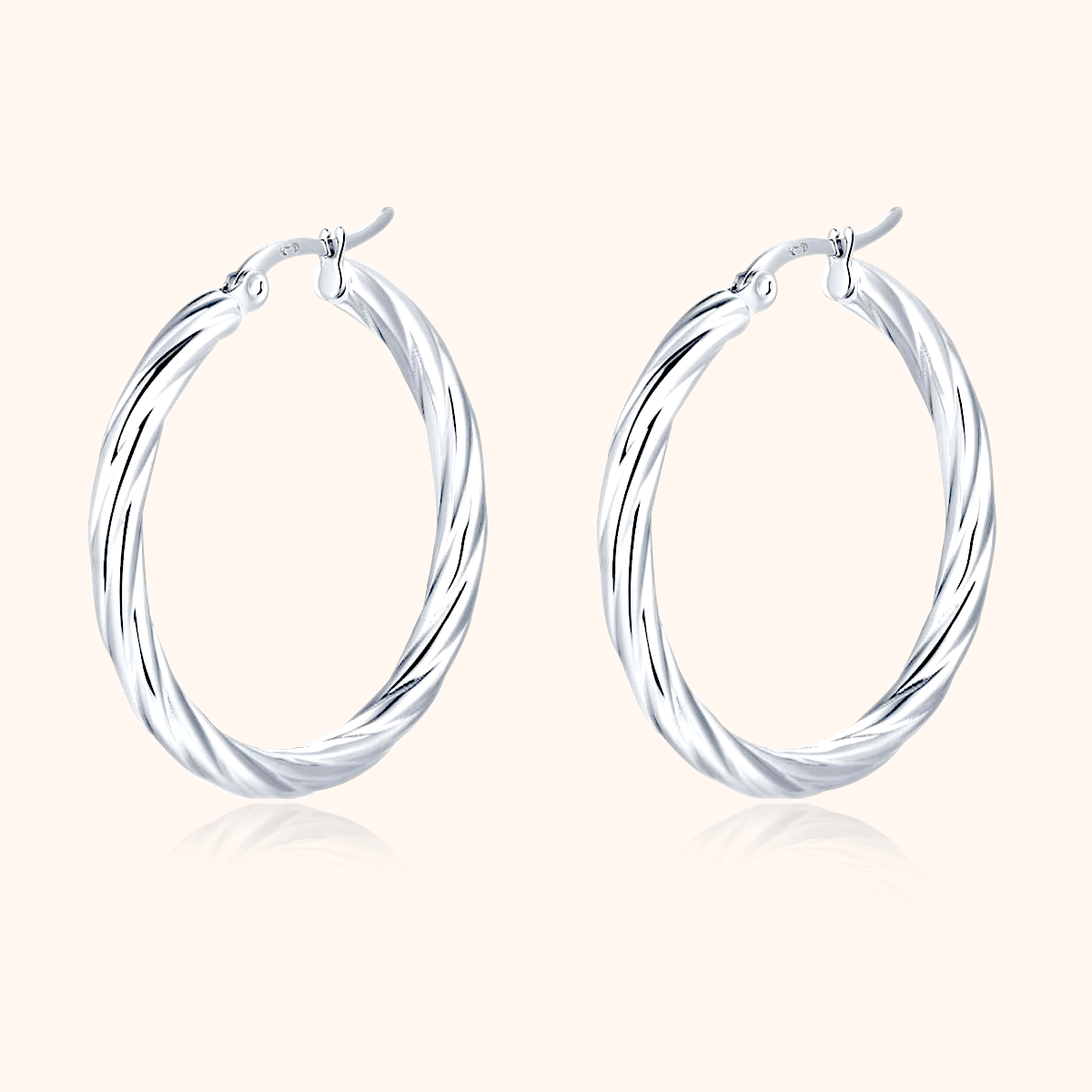 "Wire Hoops" Earrings - Milas Jewels Shop