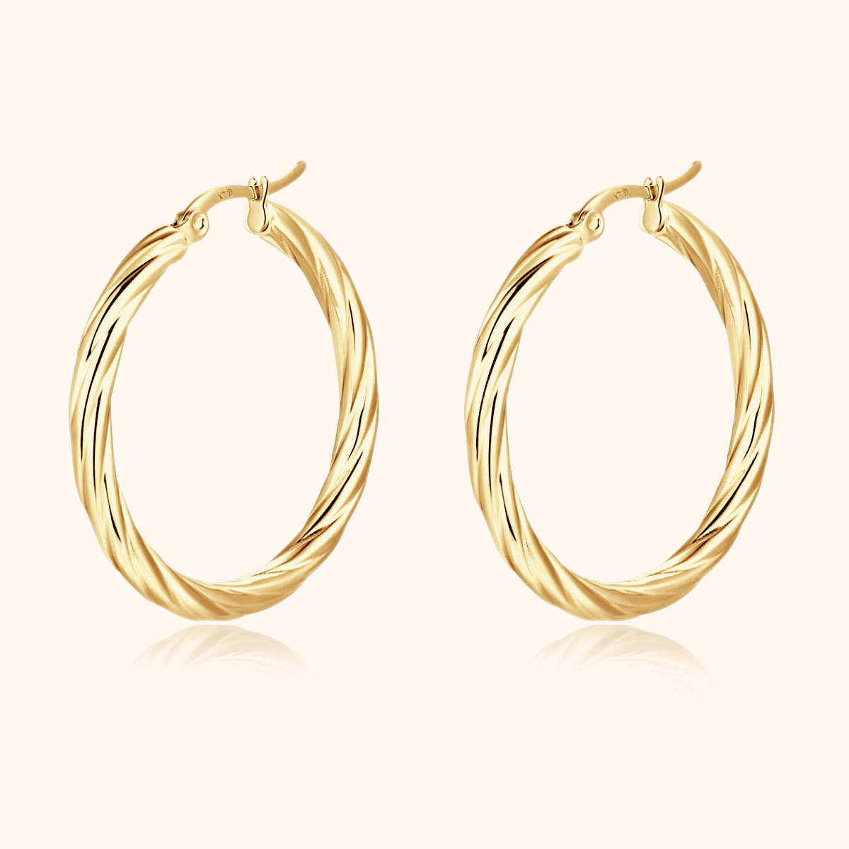 "Wire Hoops" Earrings - Milas Jewels Shop