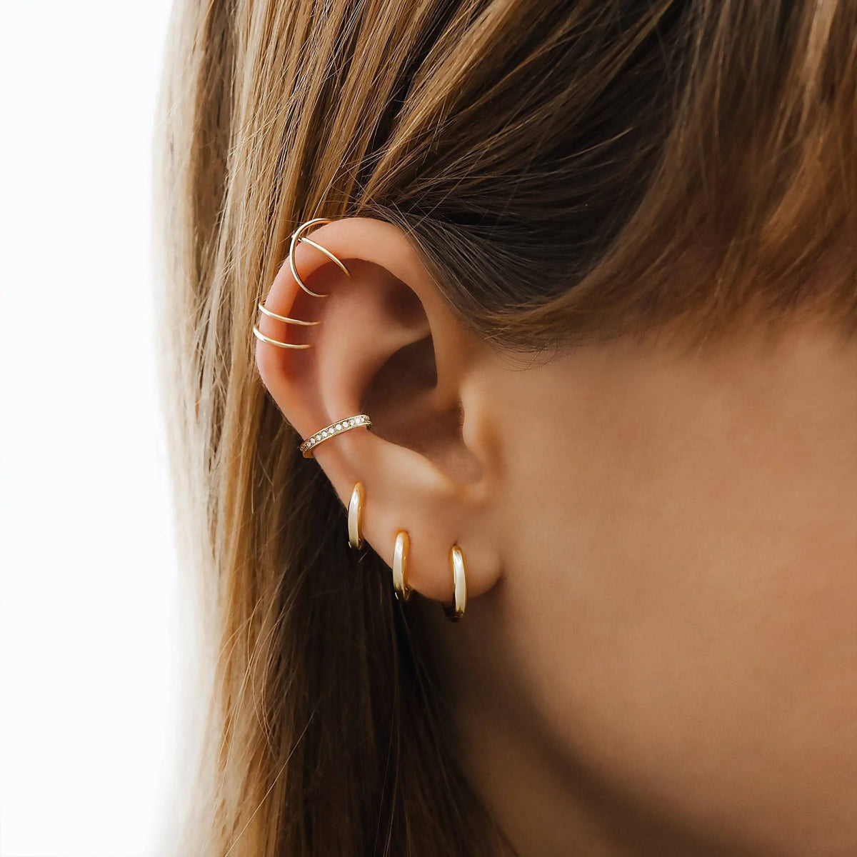 "3-Hoops" Earrings - Milas Jewels Shop