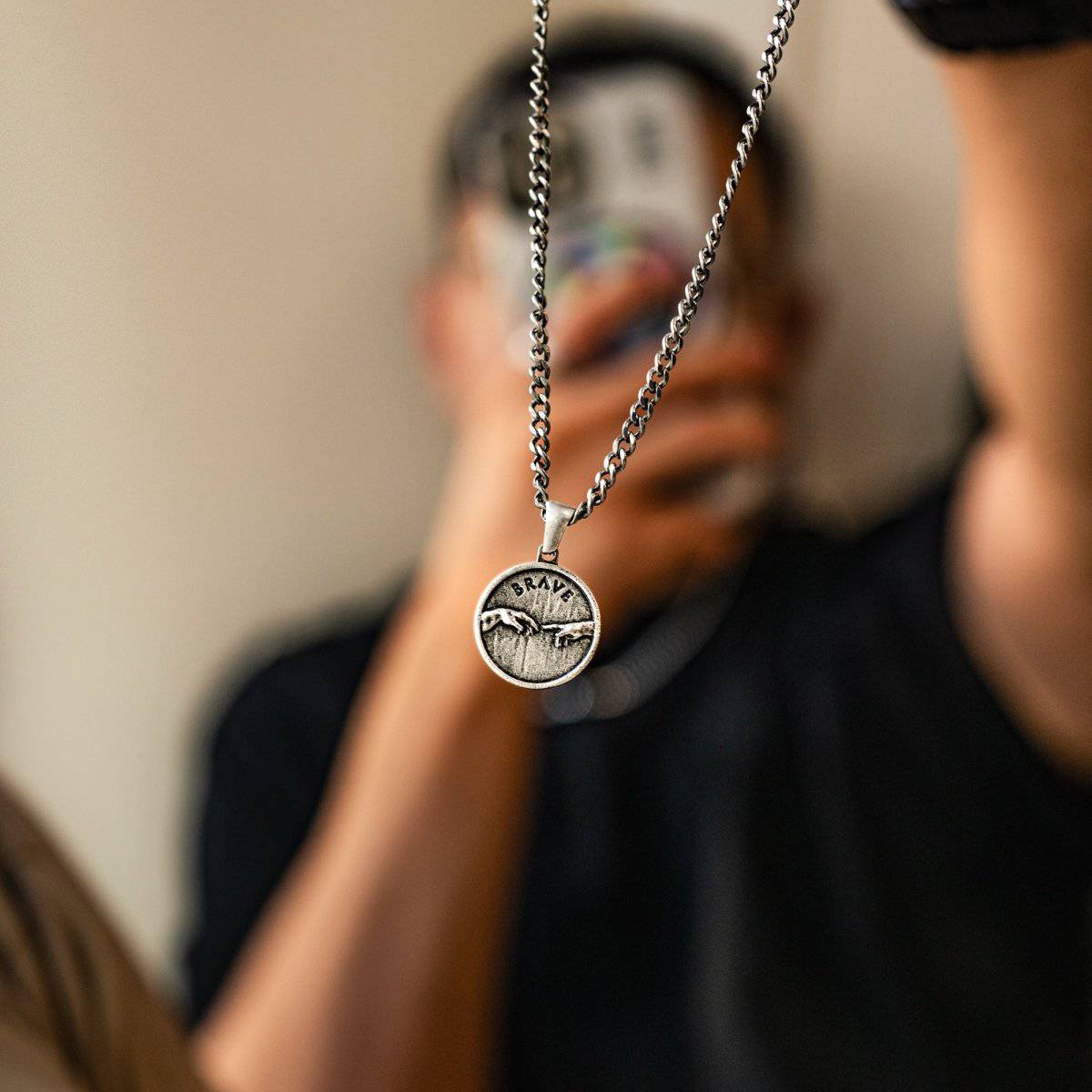 "Adam" BRAVE Men's Necklace - Milas Jewels Shop