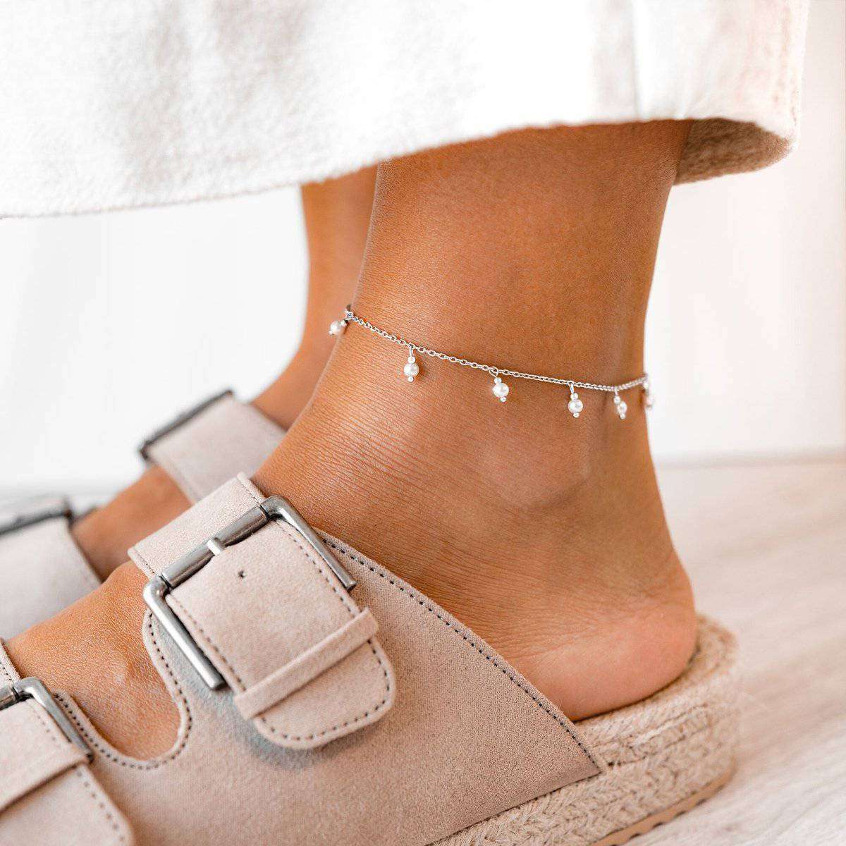 "Albar Pearl" Anklet - Milas Jewels Shop