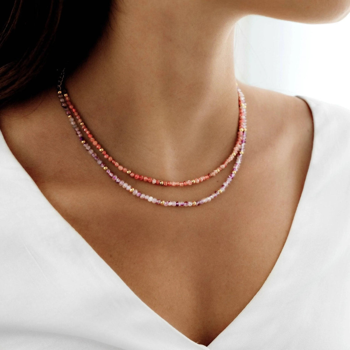 "Amethyst Summer" Necklace - Milas Jewels Shop