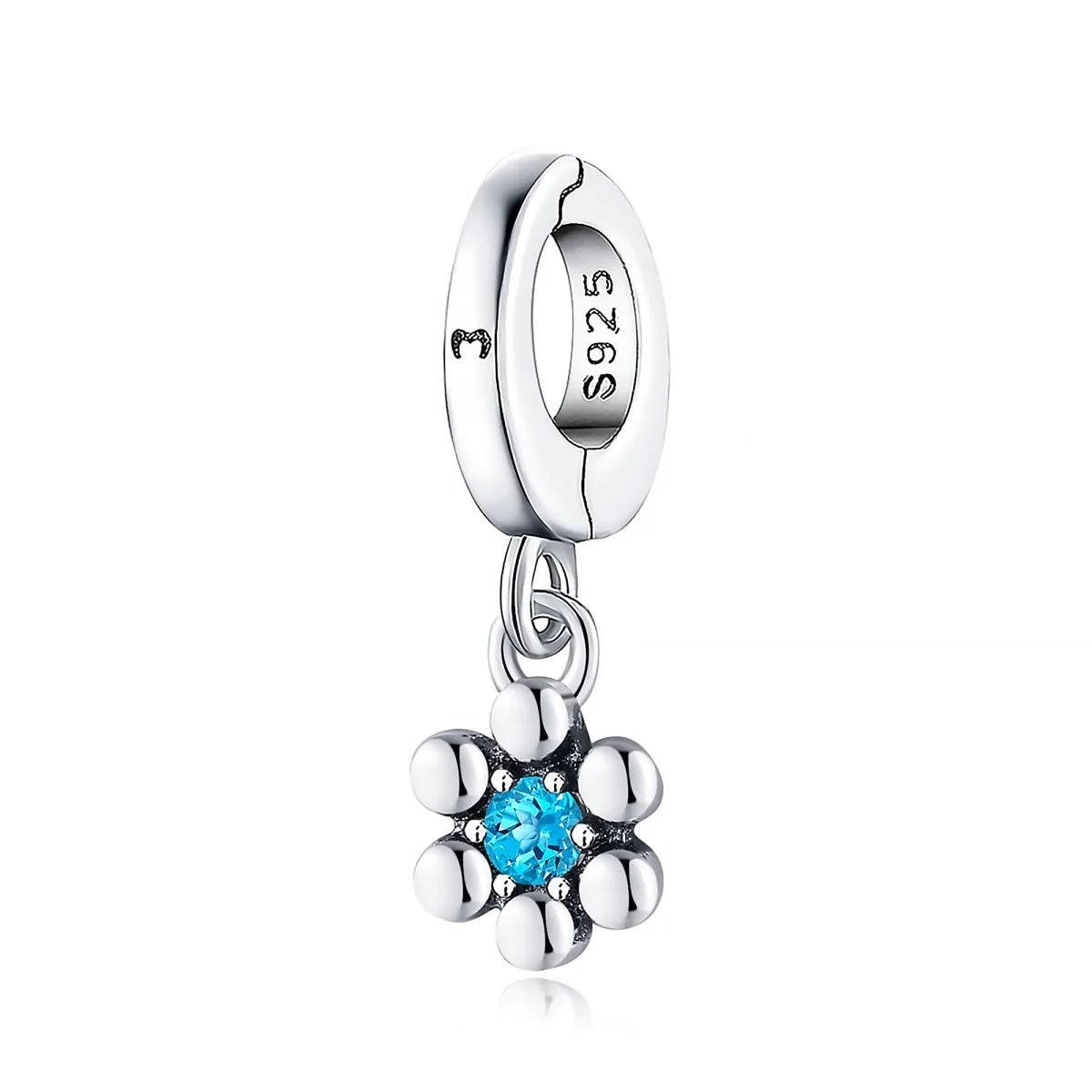 "Aqua Flower" Charm - Milas Jewels Shop