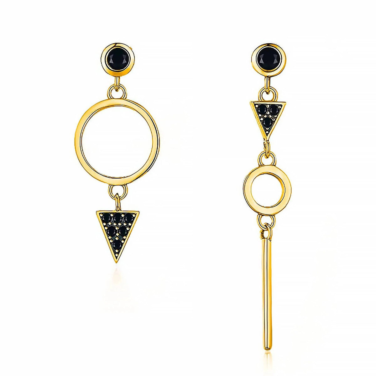 "Black Spinel" Earrings - Milas Jewels Shop