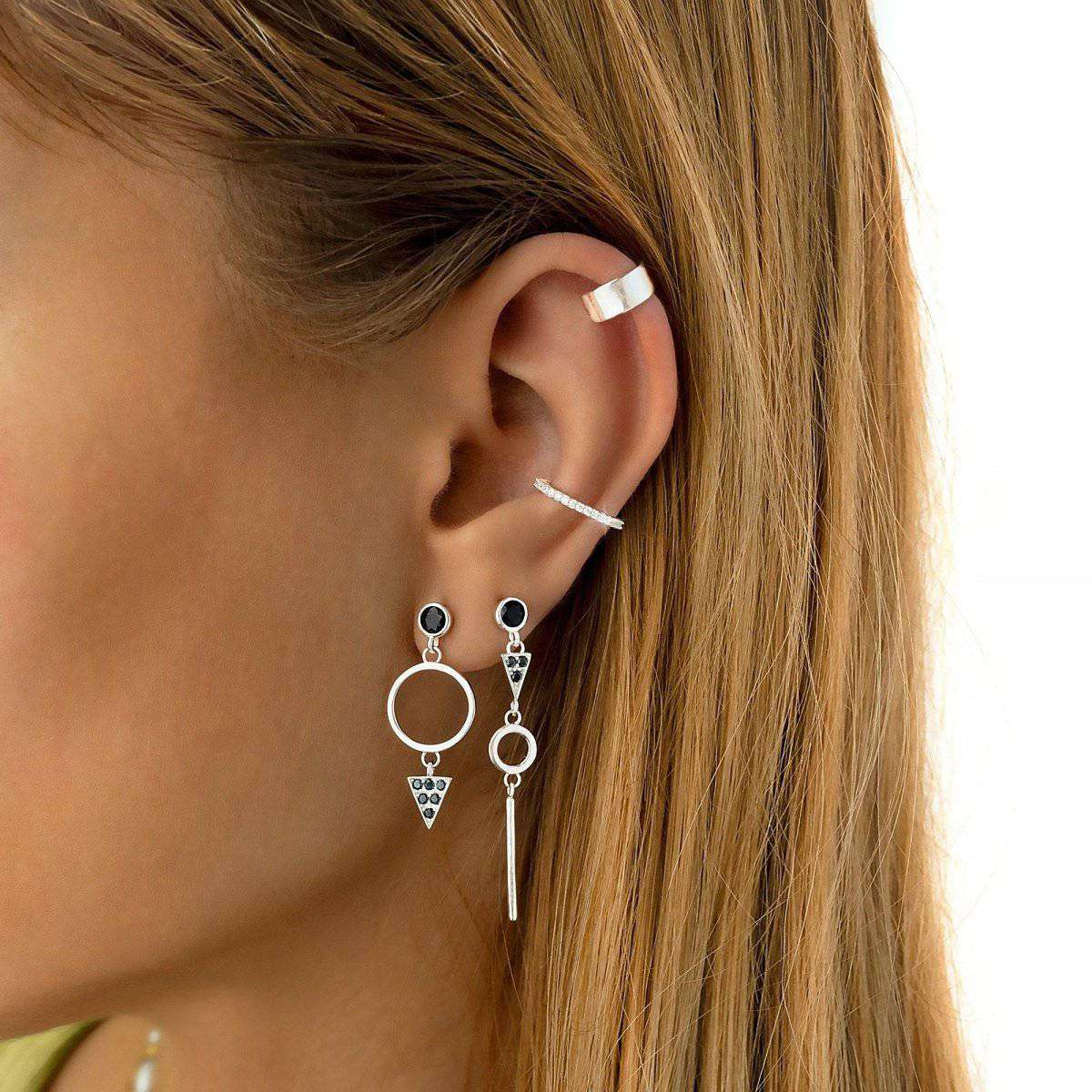 "Black Spinel" Earrings - Milas Jewels Shop