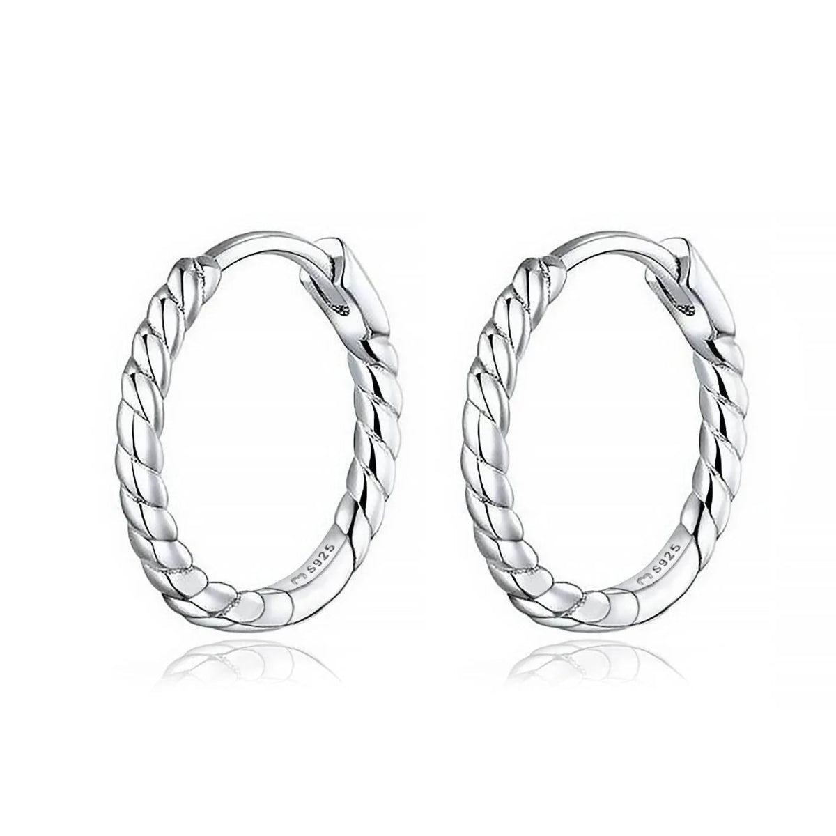 "Braided Hoops" Earrings - Milas Jewels Shop