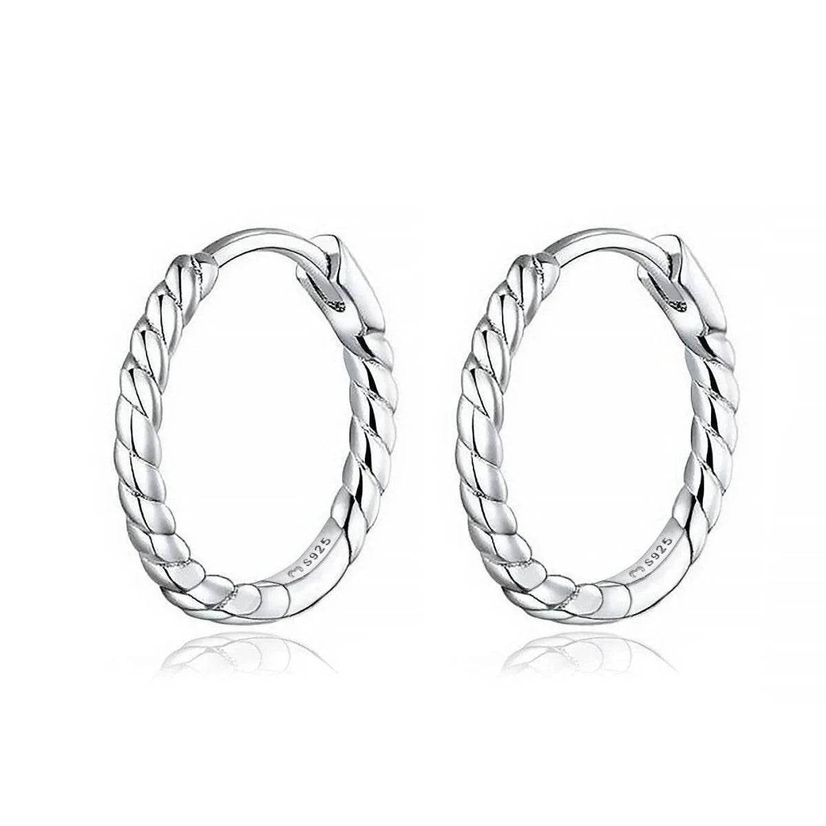 "Braided Hoops" Earrings - Milas Jewels Shop