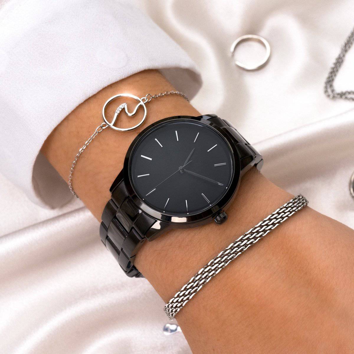"California" Watch ~ Anthracite - Milas Jewels Shop