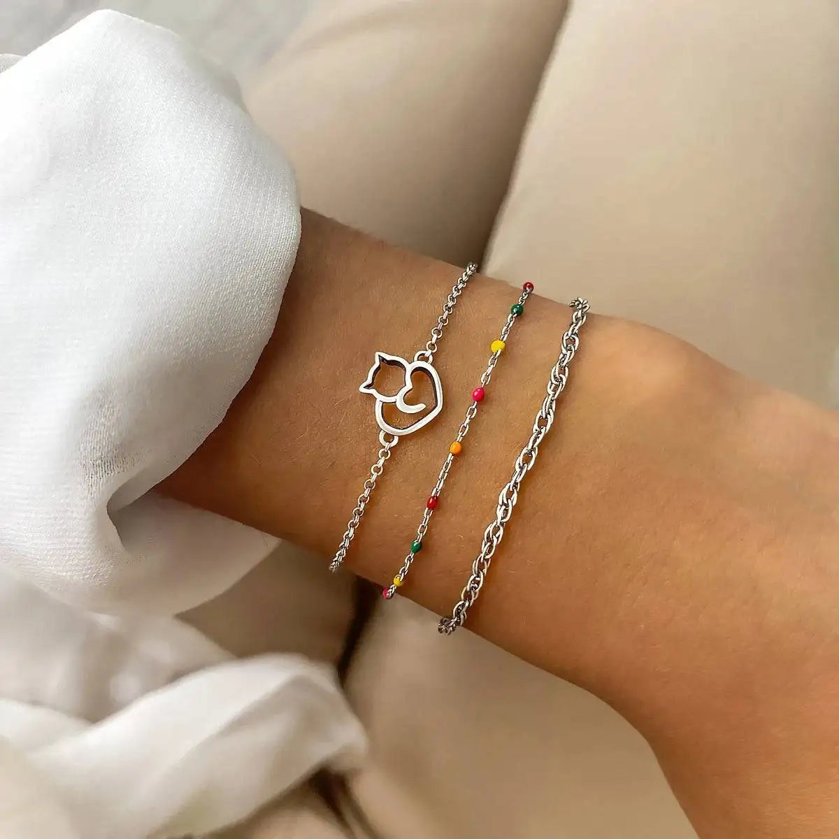 "Cat Lover" Bracelet - Milas Jewels Shop
