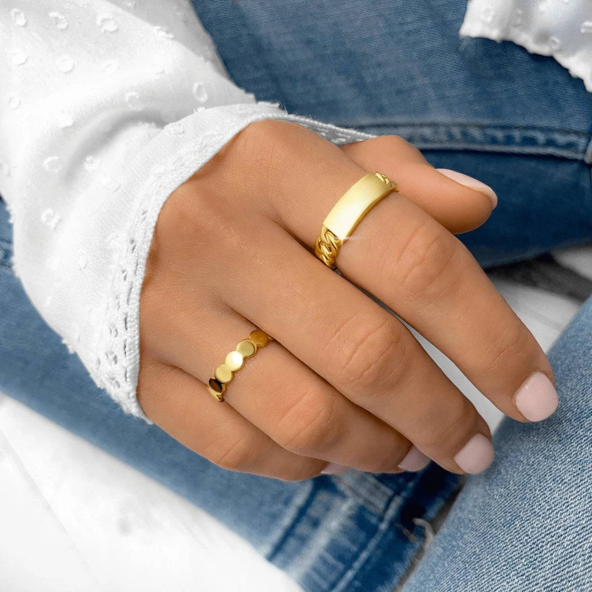 "Chains" Ring - Milas Jewels Shop