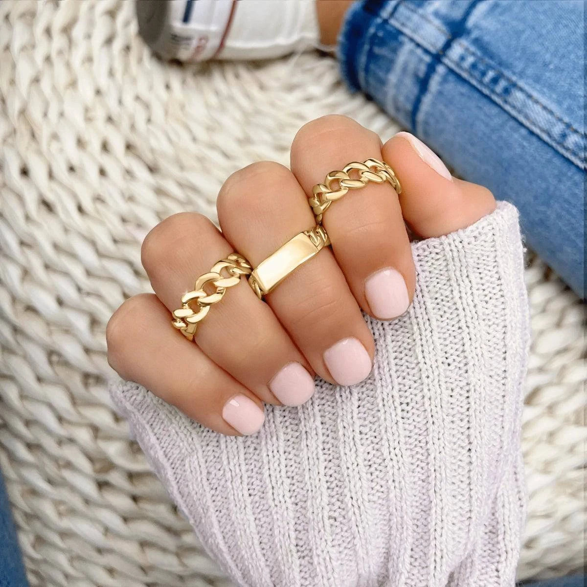 "Chains" Ring - Milas Jewels Shop