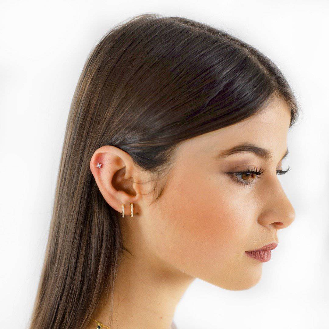 "Circle Retro" Earrings - Milas Jewels Shop