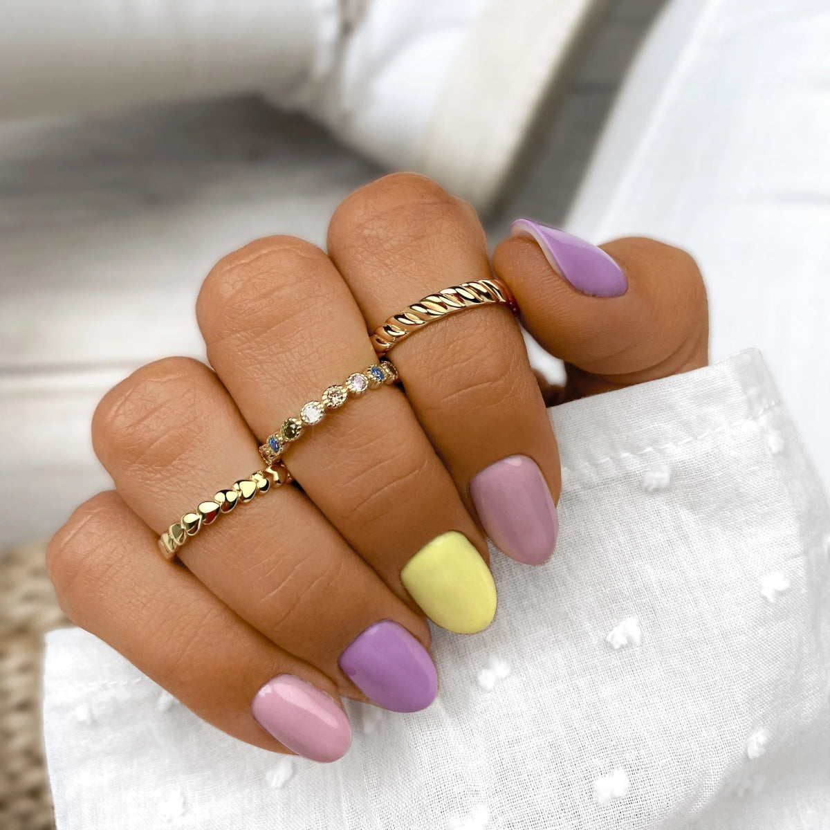 "Circular Colorful" Ring - Milas Jewels Shop