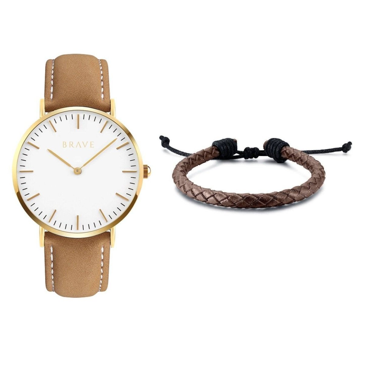 "Classic"~ Kit Watch + Bracelet BRAVE - Milas Jewels Shop