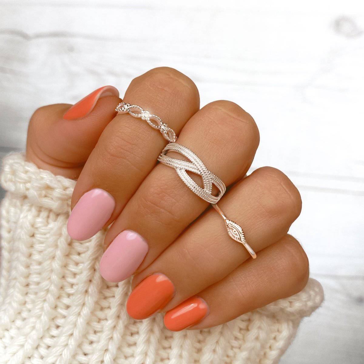 "Crossed Lines" Ring - Milas Jewels Shop