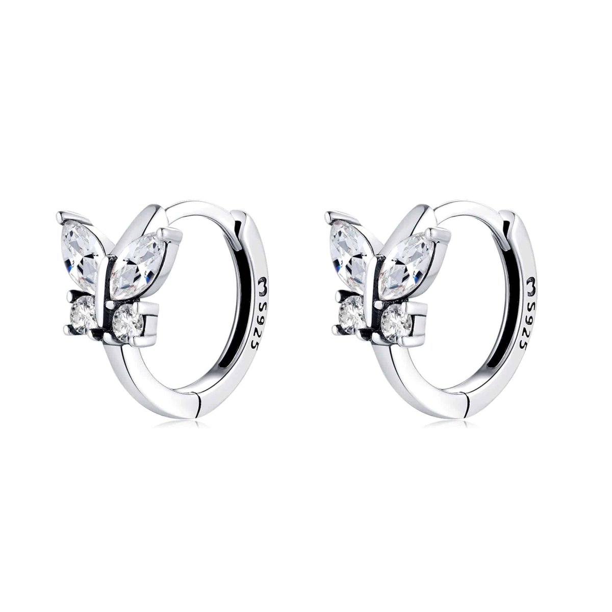"Crystal Butterfly" Earrings - Milas Jewels Shop