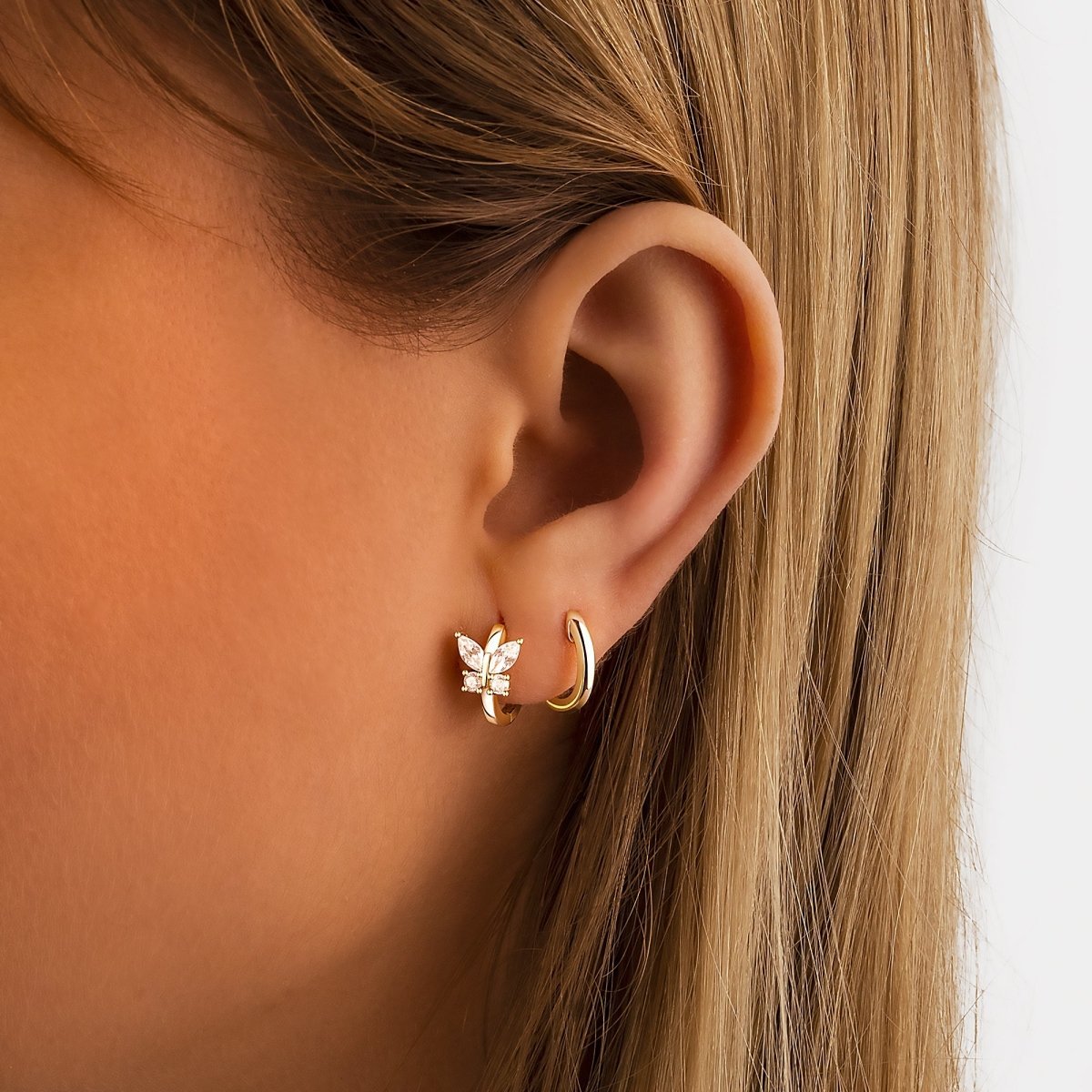 "Crystal Butterfly" Earrings - Milas Jewels Shop