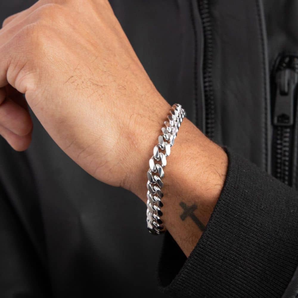 "Cuban" BRAVE Men's Bracelet - Milas Jewels Shop