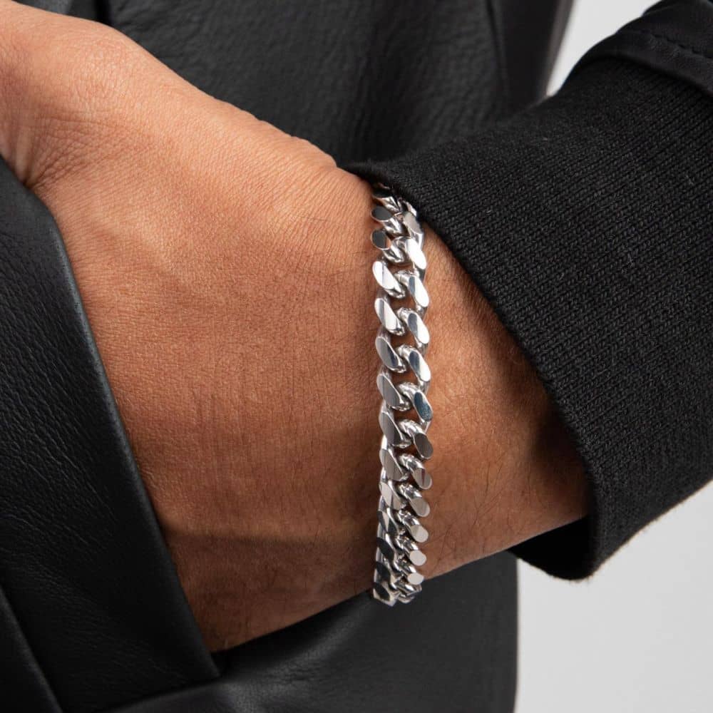 "Cuban" BRAVE Men's Bracelet - Milas Jewels Shop