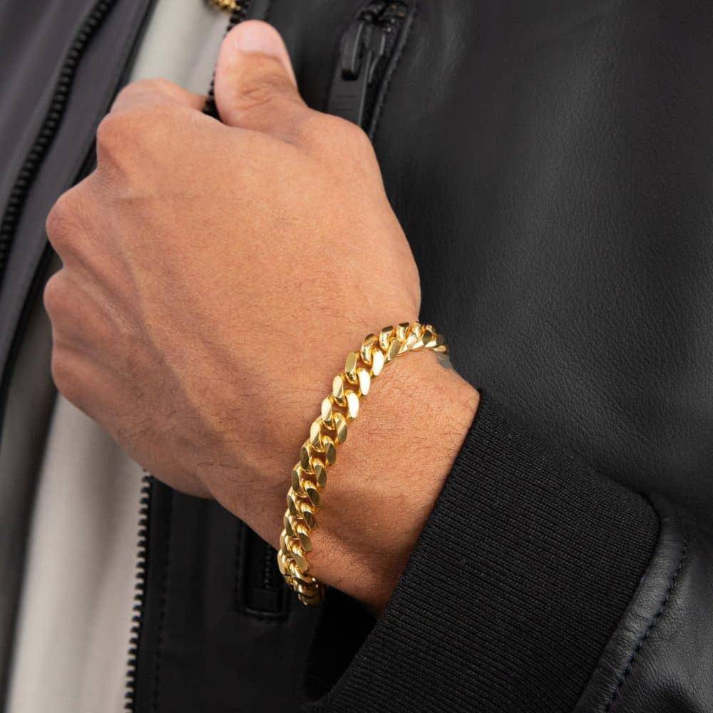 "Cuban" BRAVE Men's Bracelet - Milas Jewels Shop