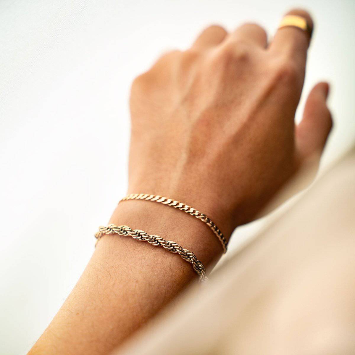 "Cuban" BRAVE Men's Bracelet - Milas Jewels Shop
