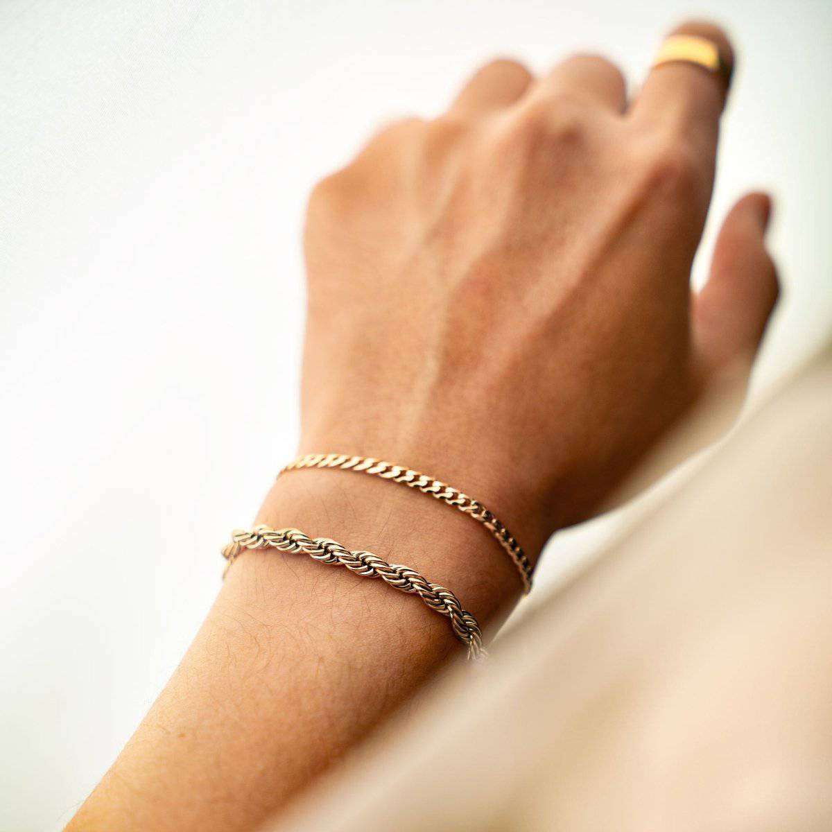 "Cuban" BRAVE Men's Bracelet - Milas Jewels Shop