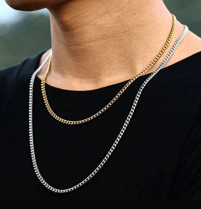 "Cuban" BRAVE Men's Necklace - Milas Jewels Shop