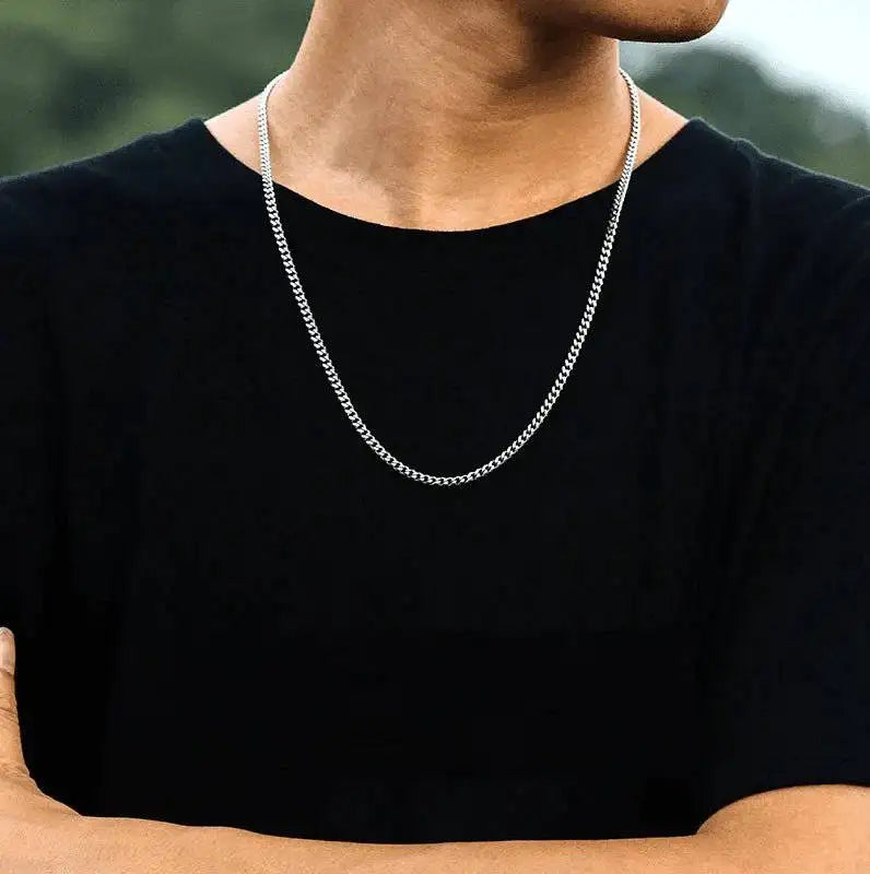 "Cuban" BRAVE Men's Necklace - Milas Jewels Shop