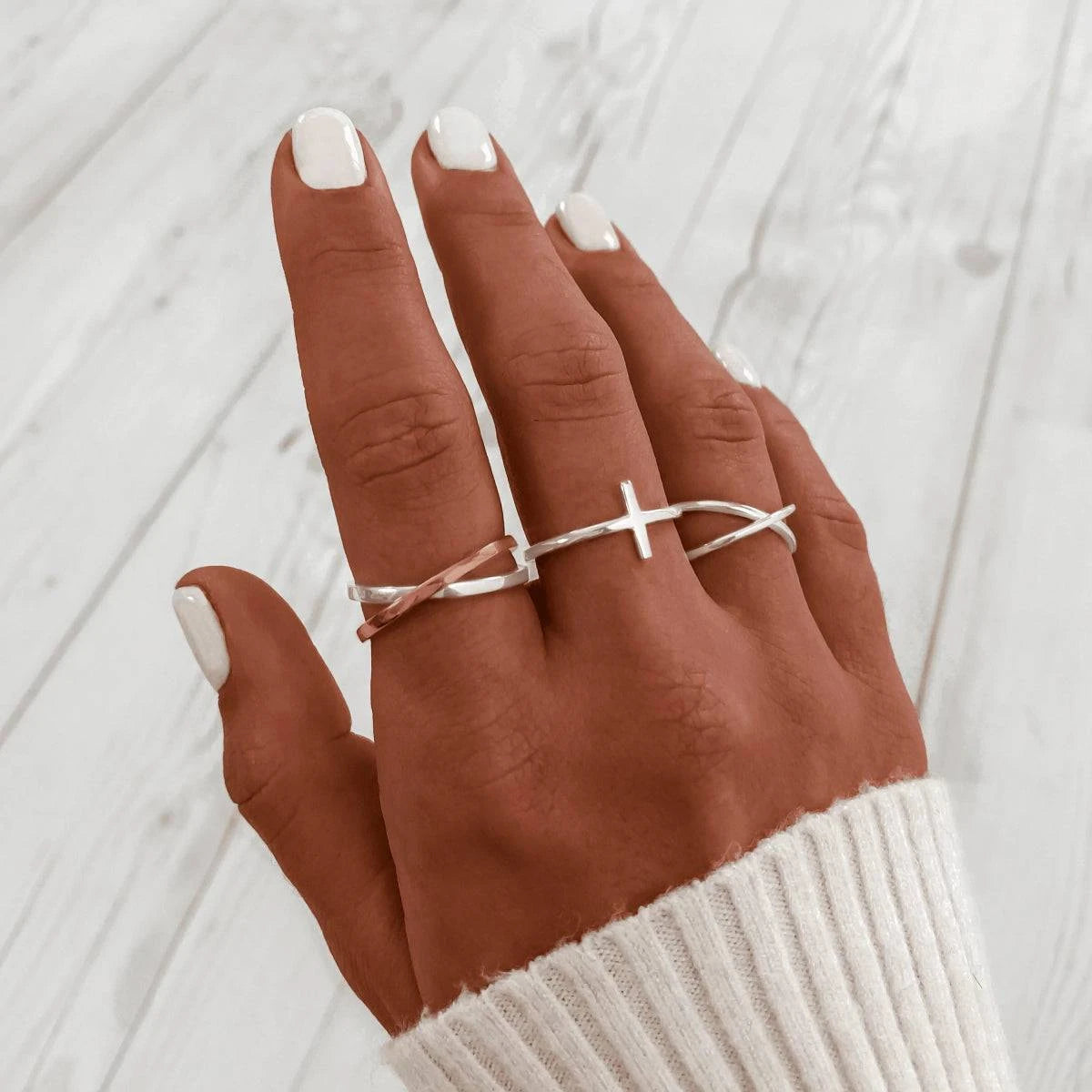 "Double Circle" Ring - Milas Jewels Shop
