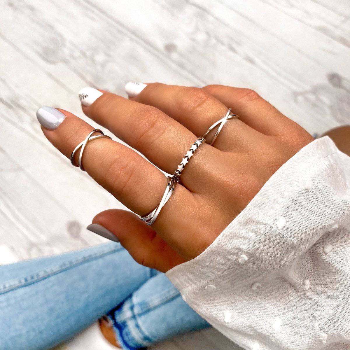 "Double" Midi Ring - Milas Jewels Shop