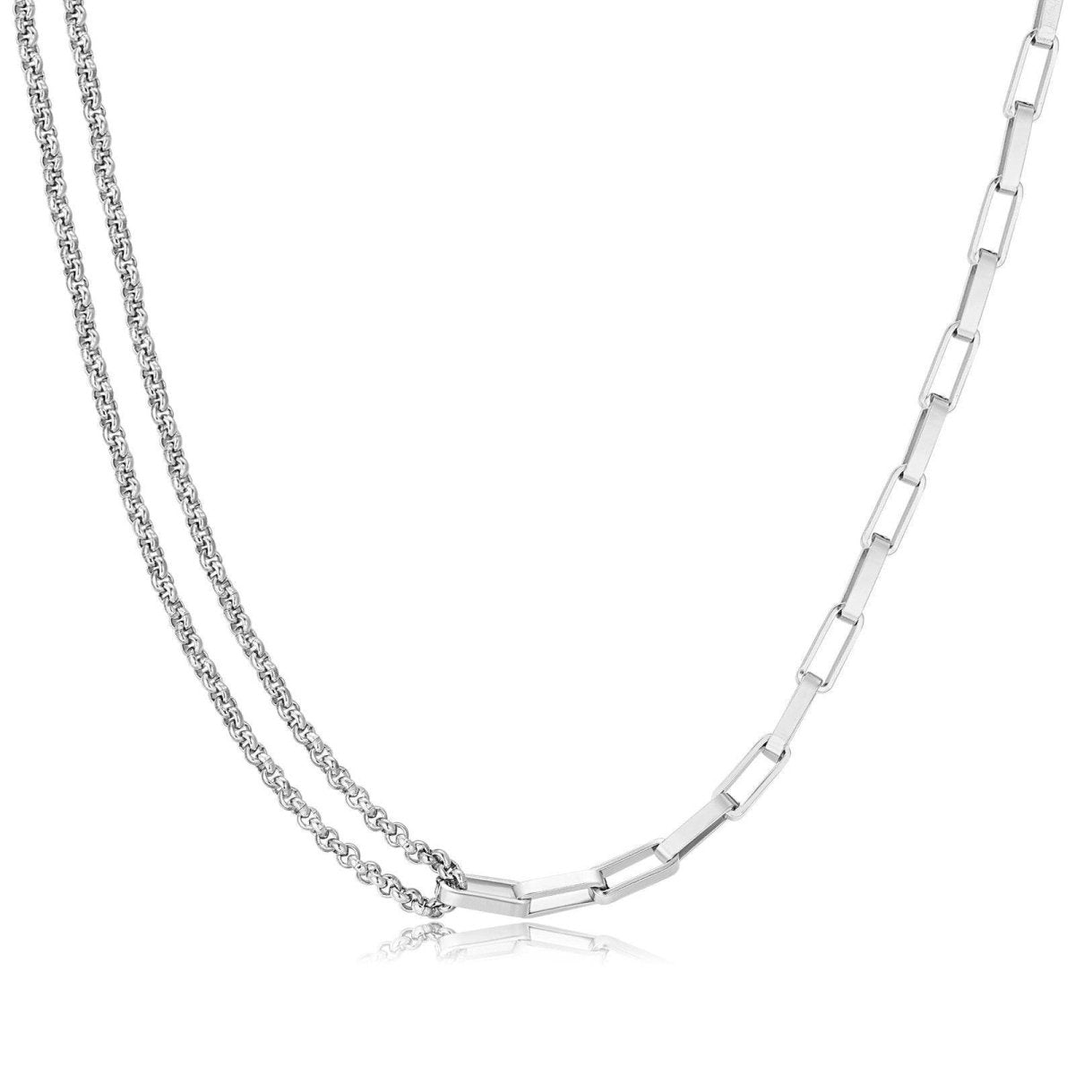 "Dual Design" Necklace - Milas Jewels Shop