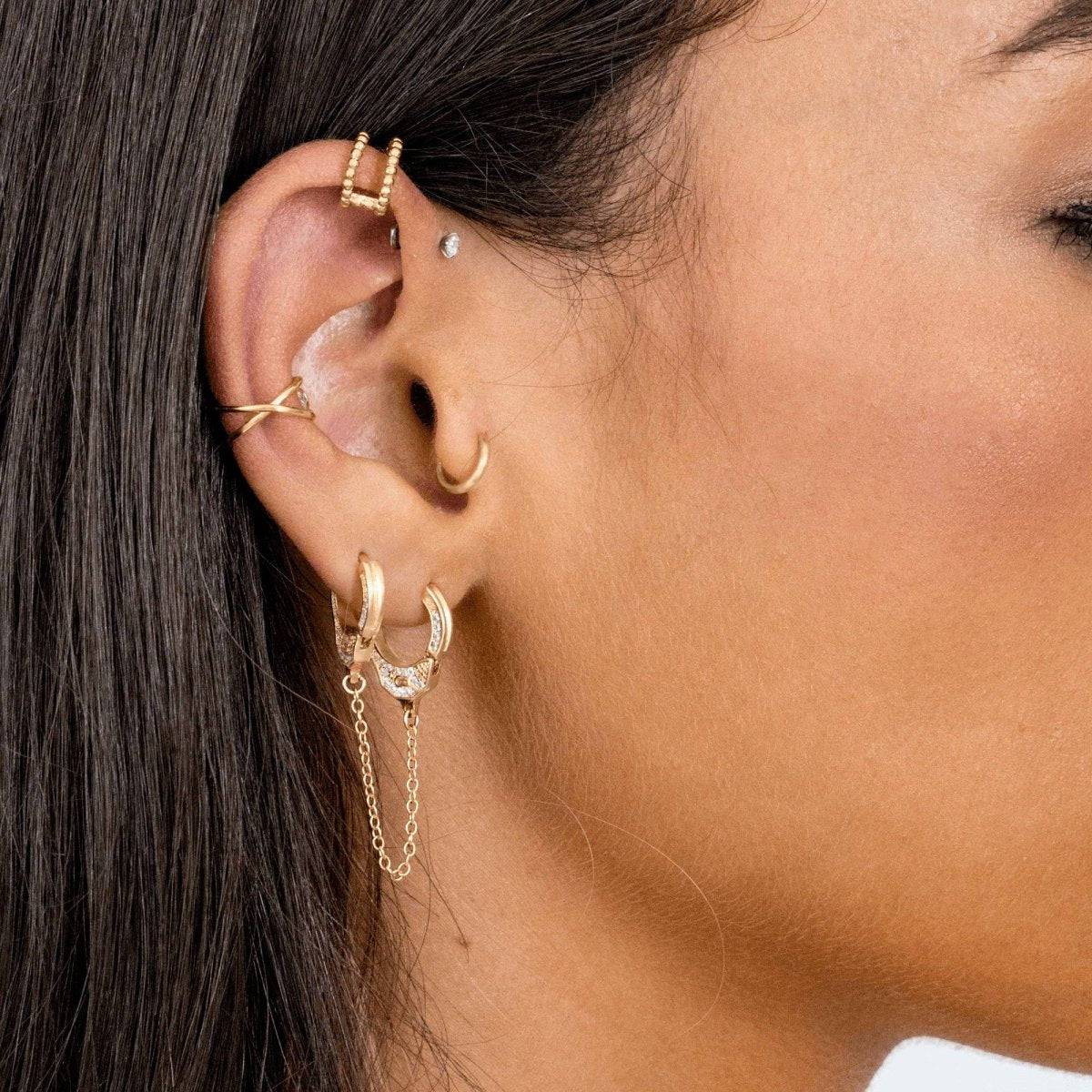 "Ear Cuff - U" Earrings - Milas Jewels Shop