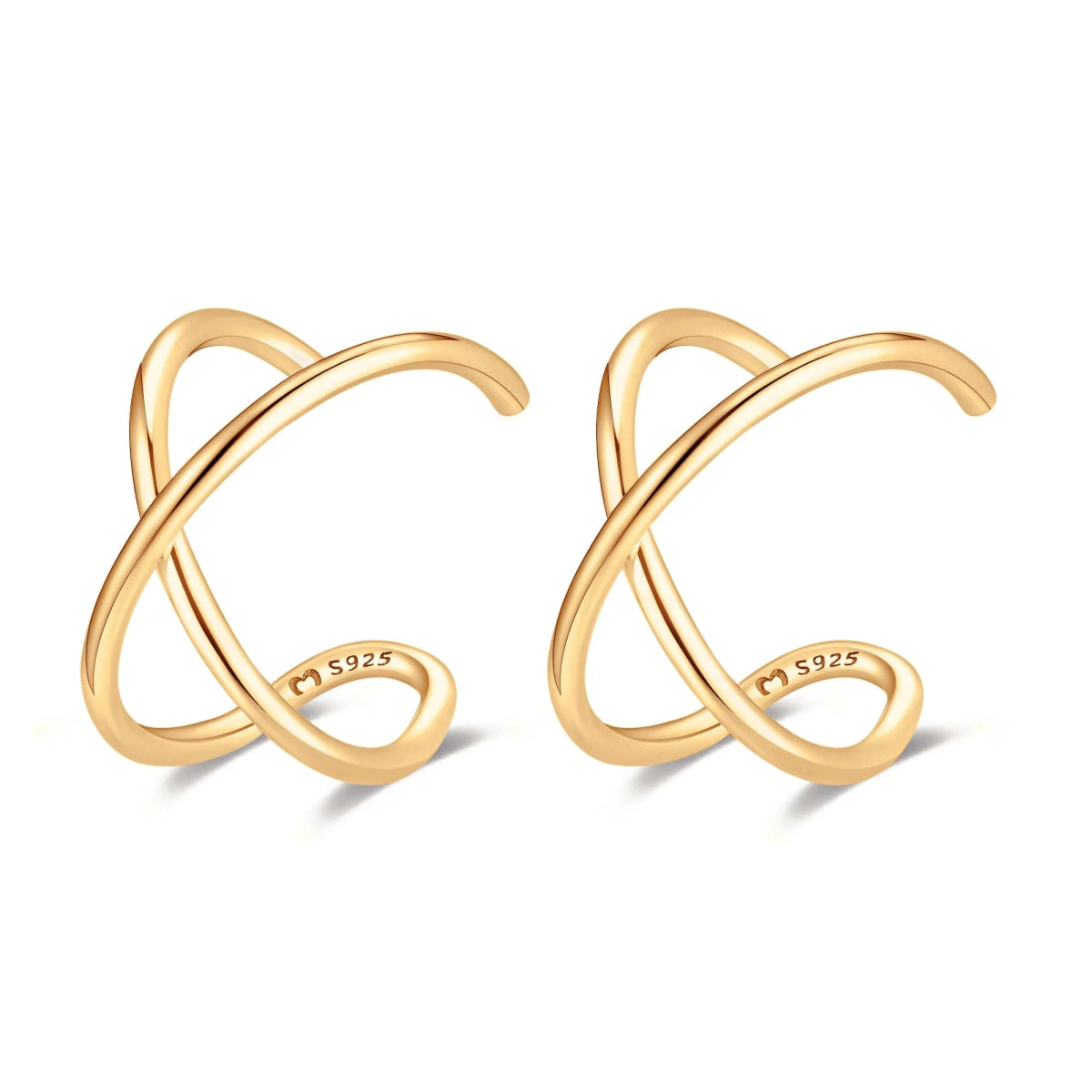 "Ear Cuff - X" Earrings - Milas Jewels Shop