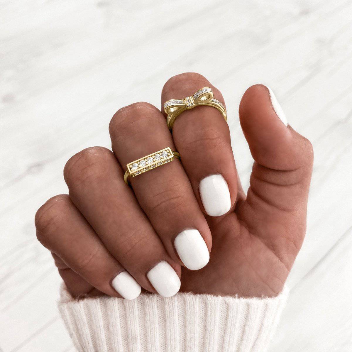 "Elegant Bow" Ring - Milas Jewels Shop