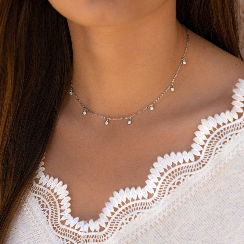 "Elegant Crystal" Necklace - Milas Jewels Shop