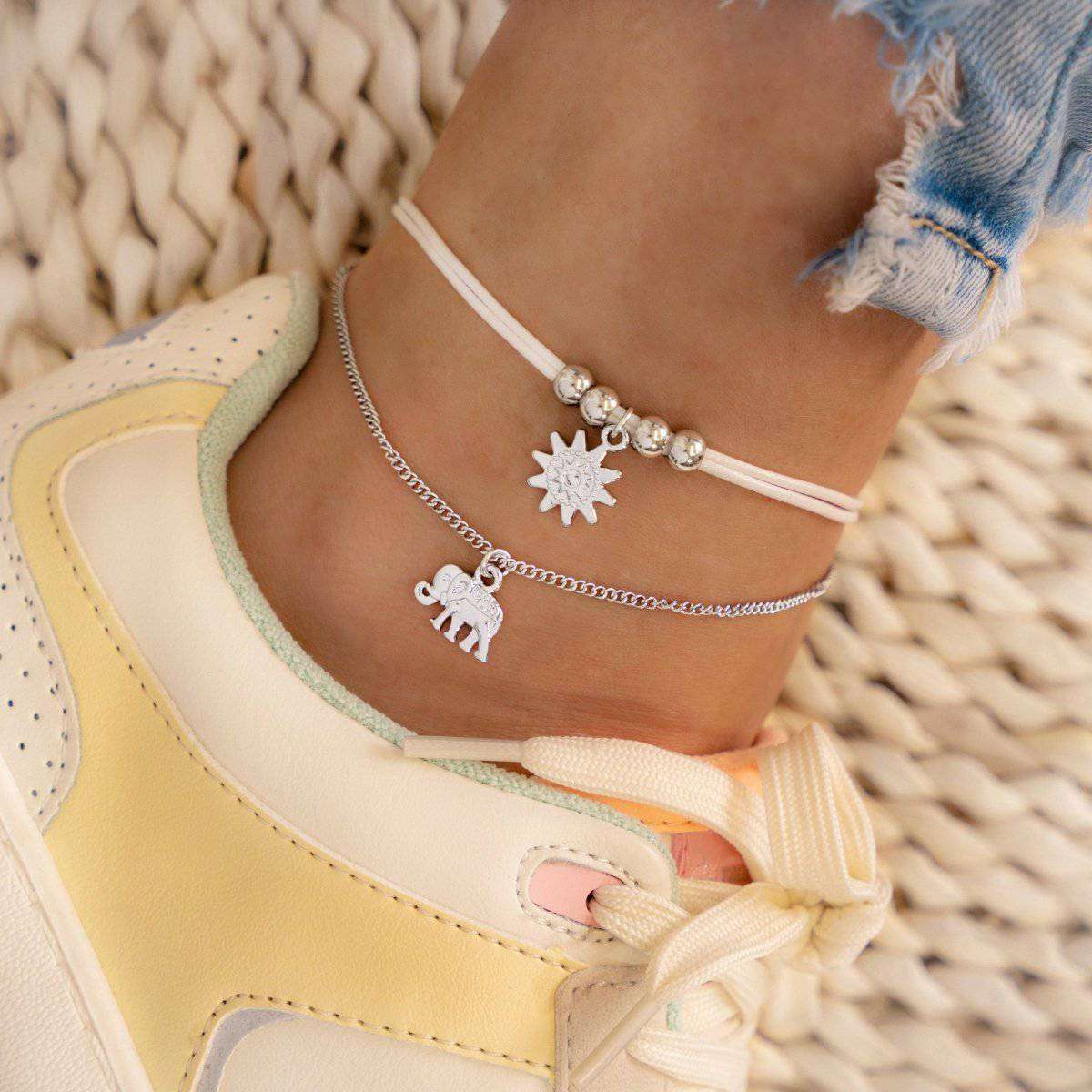 "Elephant-Sun" Anklet - Milas Jewels Shop