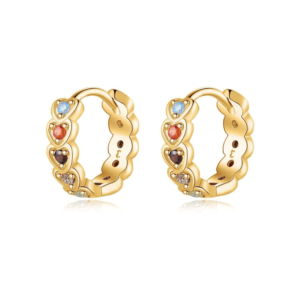 "Exotic Hearts" Earrings - Milas Jewels Shop