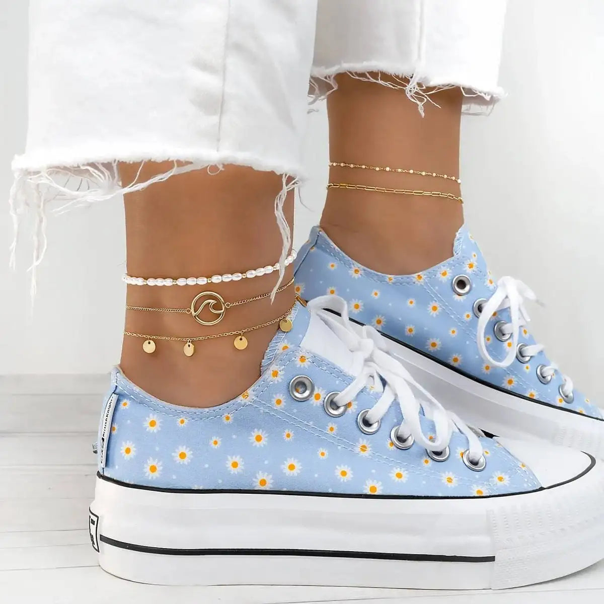 "Fine Link" Anklet - Milas Jewels Shop