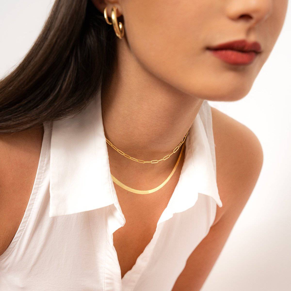 "Fine Link" Necklace - Milas Jewels Shop