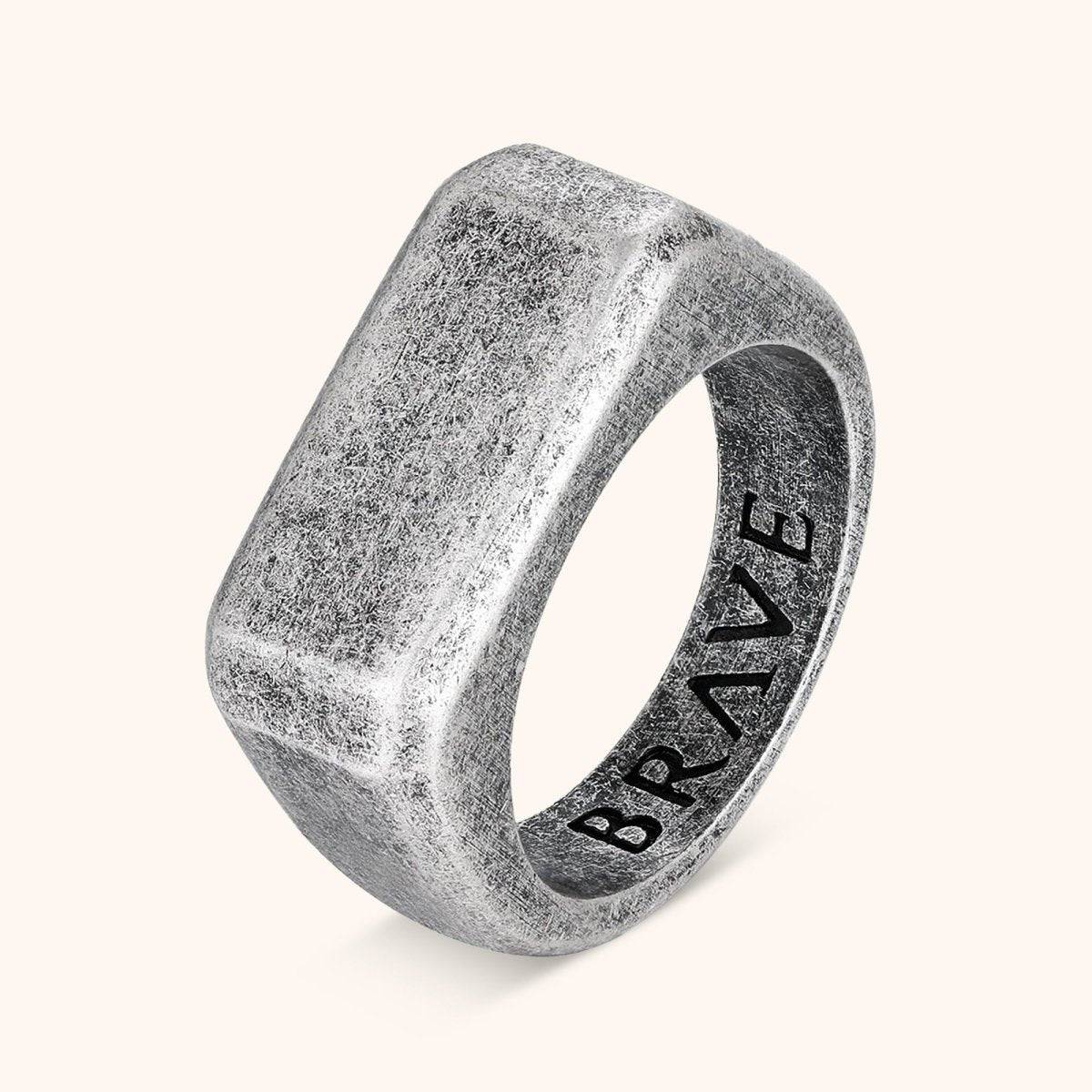 "Fog" BRAVE Men's Ring - Milas Jewels Shop