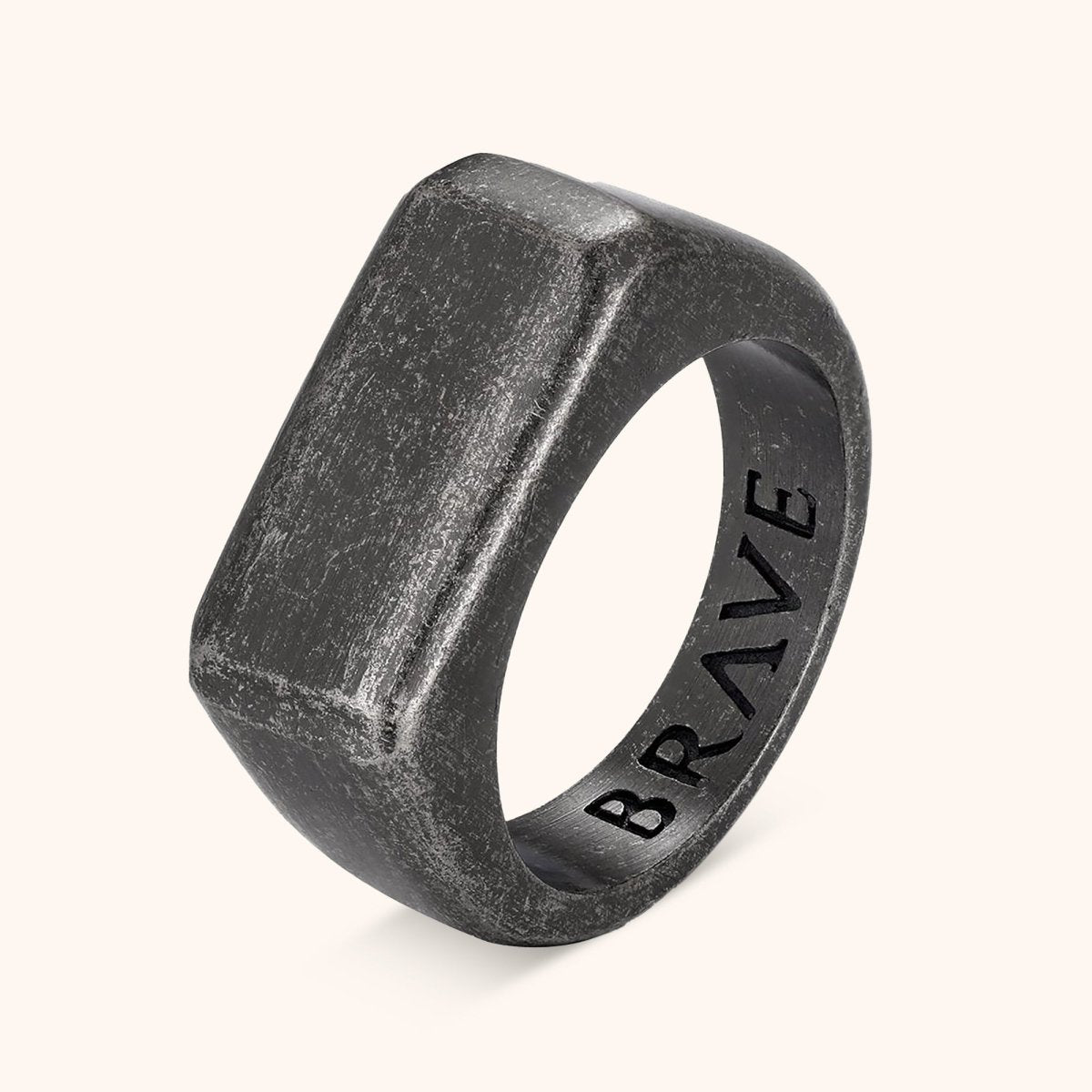 "Fog" BRAVE Men's Ring - Milas Jewels Shop