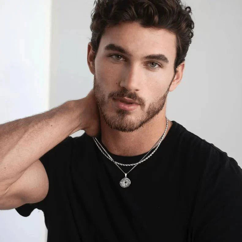 "Fortress" BRAVE Men's Necklace - Milas Jewels Shop