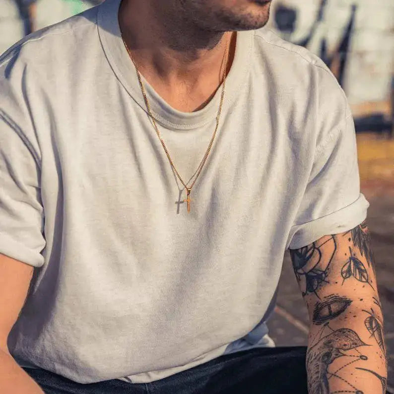 "Gospel" BRAVE Men's Necklace - Milas Jewels Shop