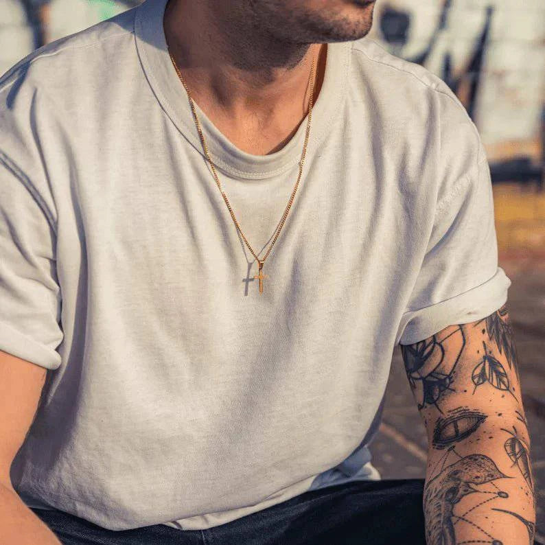 "Gospel" BRAVE Men's Necklace - Milas Jewels Shop