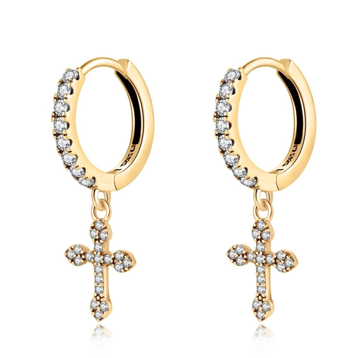 "Gothic Cross" Earrings - Milas Jewels Shop