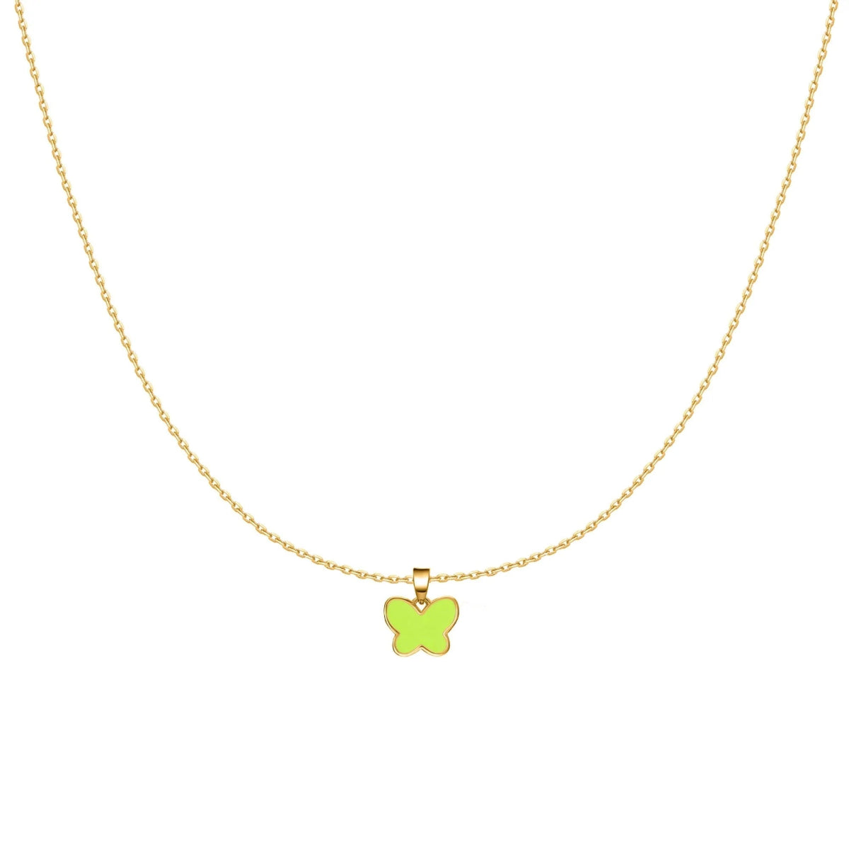 "Green Butterfly" Necklace - Milas Jewels Shop