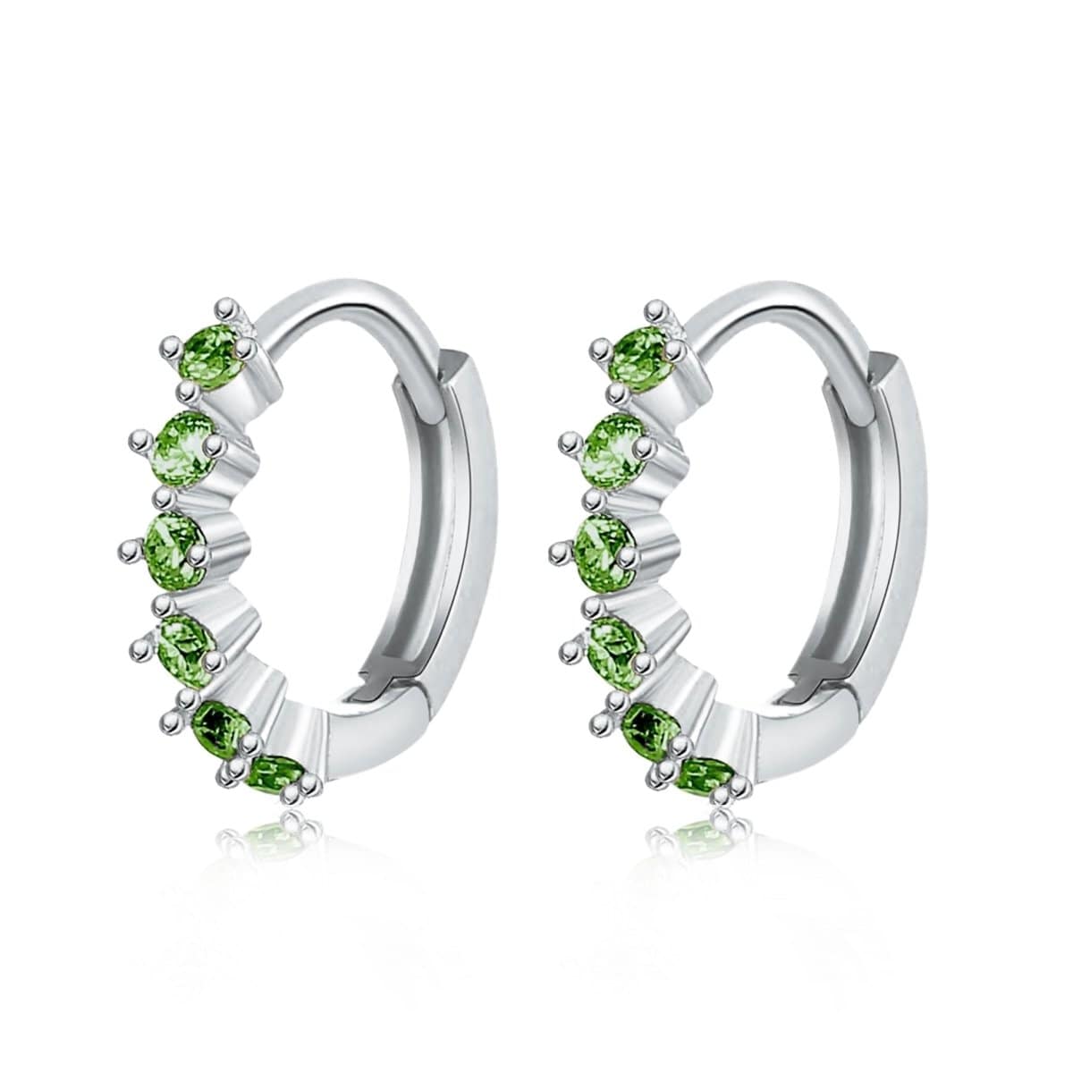 "Greenish Pink" Earrings - Milas Jewels Shop